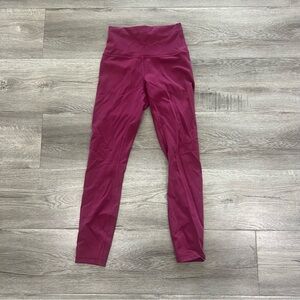 Lululemon Align Leggings Maroon